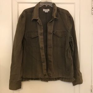 J. Crew Olive Utility Jacket